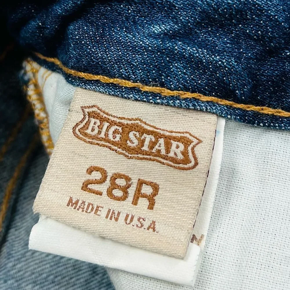 🇺🇸Big Star Sweet Factory Faded Crop Jeans Size 28